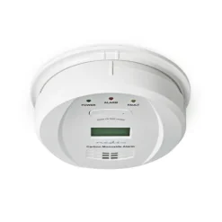 Nedis Kulilte alarm | Batteri | Batteri levetid op til: 5 År | Hush / mute-funktion | Med testknap | 85 dB | Hvid