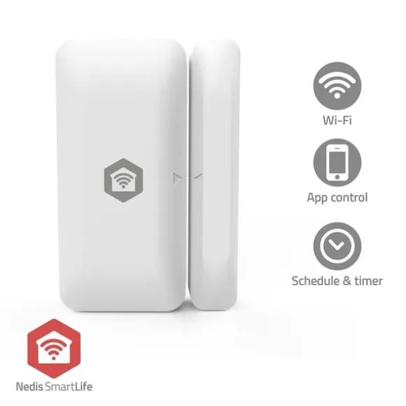 Nedis SmartLife Dørvinduessensor | Zigbee 3.0 | Batteri | Android™ / IOS | Hvid