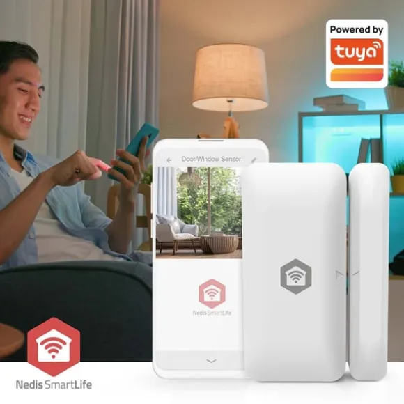 Nedis SmartLife Dørvinduessensor | Zigbee 3.0 | Batteri | Android™ / IOS | Hvid