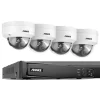 Netværk Video Sikkerhedssystem, 8MP Ultra HD Opløsning, H.265+ Video Komprimering,8CH NVR 4 stk. Kamera, Ingen