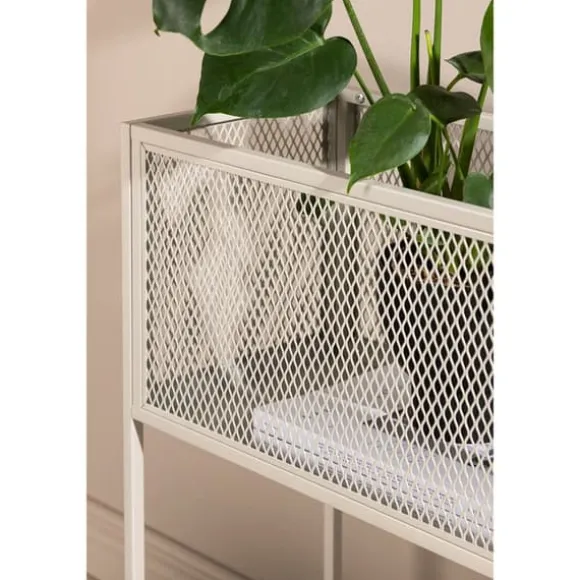 Netz kurv blomsterkasse 30x110cm beige.