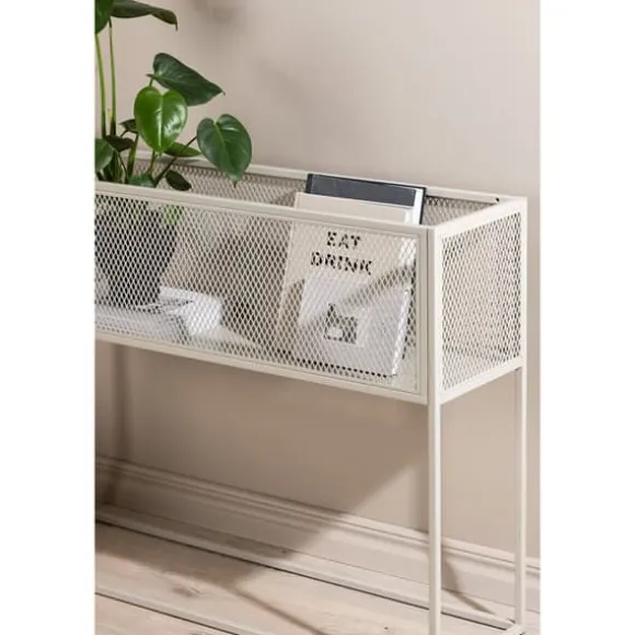 Netz kurv blomsterkasse 30x110cm beige.