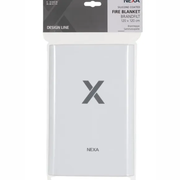 nexa FB-120 VHD Brandfilt Silikon Vit 120x120 Box