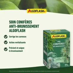 Nåletræspleje - ALGOFLASH - Anti-brunfarvning - 800 g