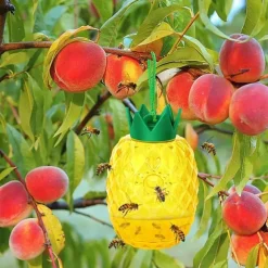 NoBzzz FÆLDE TIL HVEPSEFLUER 2 STK. GENBRUGELIG EFFEKTIV ANANAS