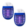 OBOSOE Electric Mosquito Killer/Insect Killer 2-pack – Indendørs og udendørs myggefanger, fluedræber med stik