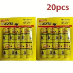 OBOSOE Fluefælde fluefanger fluepapirrulle 20-pak
