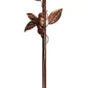 OBOSOE Metal Fuglebad 76 cm – Stabil 5-delt base og aftagelig stang, vintage design til have, terrasse og græsplæne