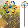 OBOSOE Metal Wind Chime – 3D Kinetisk Roterende Vindmølle til Have, Altan & Terrasse, Batterifri