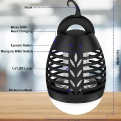 OBOSOE Mosquito Killer Outdoor 5W – Myggelampe med LED og IP66 beskyttelse, effektiv mod insekter