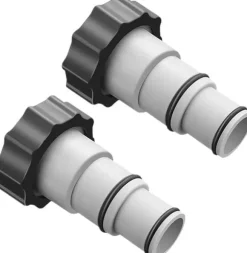 OBOSOE 2-pak poolslangeadapter til Intex-pumper – poolslangeadapter passer til 32/38 mm indvendigt gevind