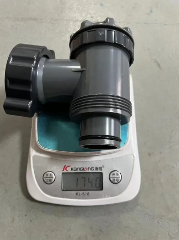 OBOSOE 2-pak slangekoblinger med vandstop – til 1,5" poolslange – velegnet til filterpumper