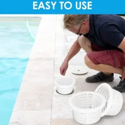 OBOSOE Pool Skimmer Kurv 19 cm – Reservedel til overfladerengøring, holdbar og nem at samle