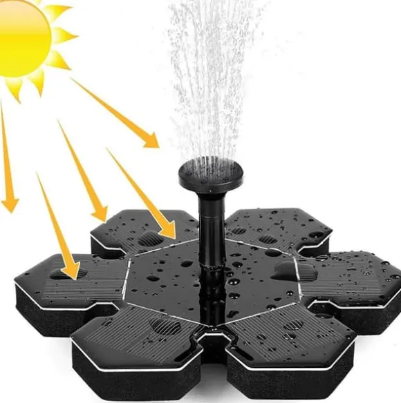 OBOSOE Solar Fountain Solar Powered Fountain Vand Springvand / Vandpumpe