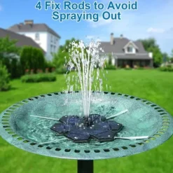 OBOSOE Solar Fountain Solar Powered Fountain Vand Springvand / Vandpumpe