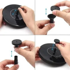 OBOSOE Solar Springvand Vandfontæne 13 cm – Flydende Pumpe til Fuglebad, Dam & Pool