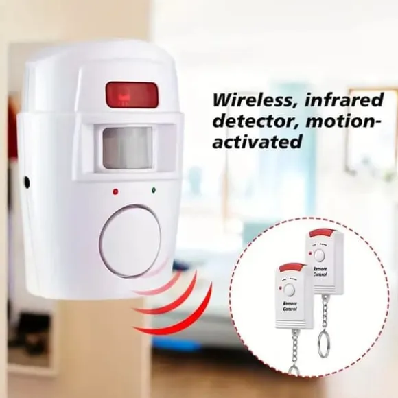 OBOSOE trådløs bevægelsessensor hjem alarm vindue / dørsensor med fjernbetjening til hjemmebutik garage