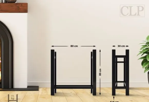 Opbevaring af sort træ - Boliger - Robust stål, moderne look