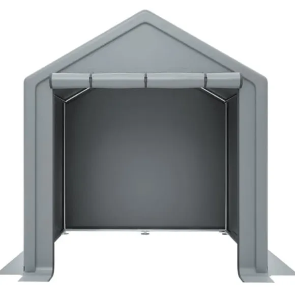 Opbevaringsrum 190x170x200 cm, cykelgarage, haveskur, redskabsskur, lagerzelt, mørkegrå