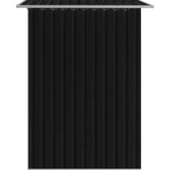 Opbevaringsskur til haven 204x132x186 cm stål antracitgrå - Haveskur - Haveskure - Home & Living