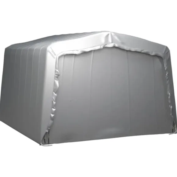 Opbevaringstelt 370x370 cm - Vandtæt og UV-resistent | Farve: Grå | Størrelse: 370x370 cm