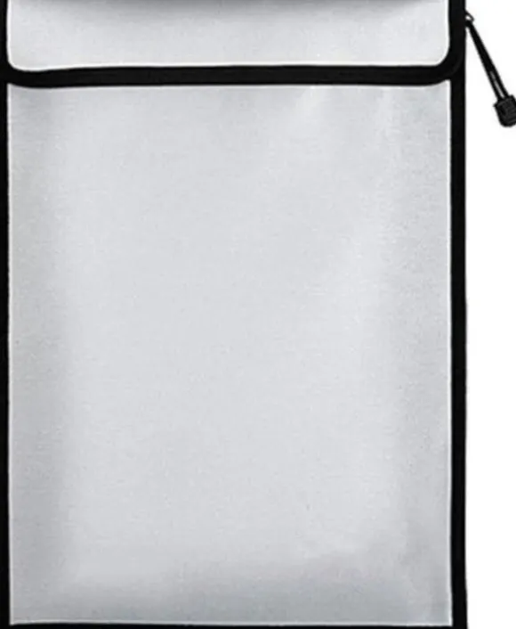 Opgraderet brandsikker dokumentpose med dobbelte lommer (2000℉) 28*38cm, vandtæt og brandsikker kontantpose med lynlås, opbevaringspose til vigtige d | CDON