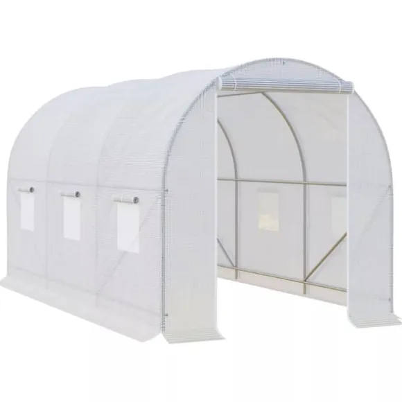 Outsunny Drivhus 350x200x200cm Foliedrivhus, Plantehus, Folie til haven