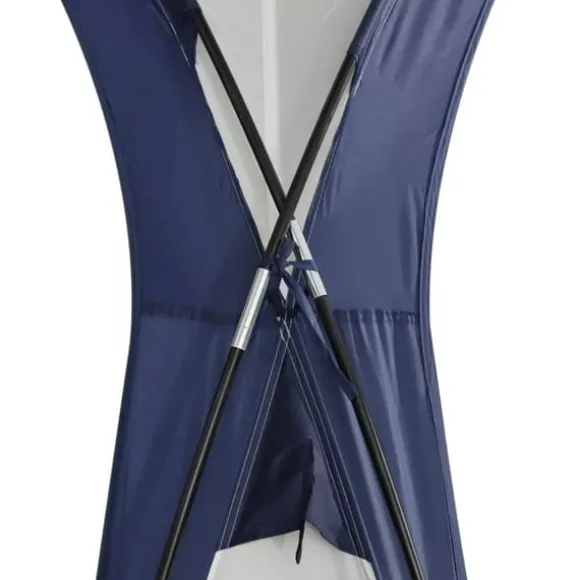 Outsunny Have / Camping Telt - Vandtæt Polyester, Glasfiberramme - Cremhvid/Blå 3,5x3,5x2,3m