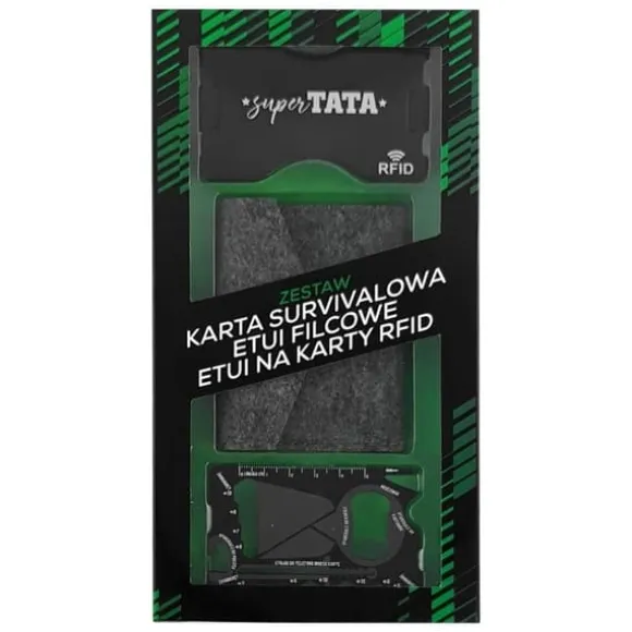 Overlevelseskort og kortetui til far