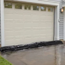 Oversvømmelsesposer - Sandfri sandsække - 10-pak - Vandaktiveret - Vandabsorberende - Genanvendelig - 153 x 21 cm - Til kælder/garage/døre