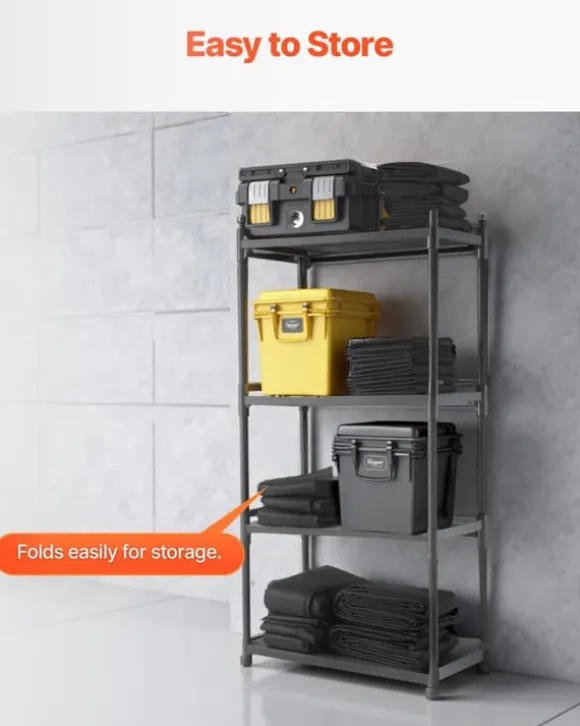 Oversvømmelsesspærre - Sandløse sandsække - 8-pak - 305 x 21 cm - Vandaktiveret - Genanvendelig - Vandabsorberende
