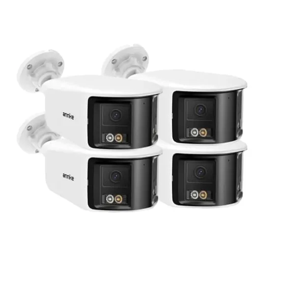 Overvågningskamera, 8MP klarhed, 180° synsvinkel,4PCS 91EV