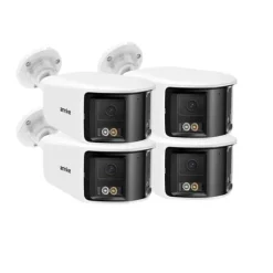 Overvågningskamera, 8MP klarhed, 180° synsvinkel,4PCS 91EV