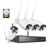 Overvågningskamera System, 5MP Opløsning, Smart Nattesyn,4PCS-a