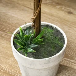 2-pak kunstig lavendel 60 cm med potte, realistisk kunstblomst til hjem & have