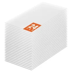 24-pak polykarbonat drivhuspaneler 2' x 4' x 0,16'' tagplader, UV-beskyttelse, holdbare, energieffektive, lette at installere.