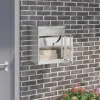Pakke drop boks i rustfrit stål - Sikker og vandafvisende | Farve: Sort | Størrelse: 44x35x59 cm