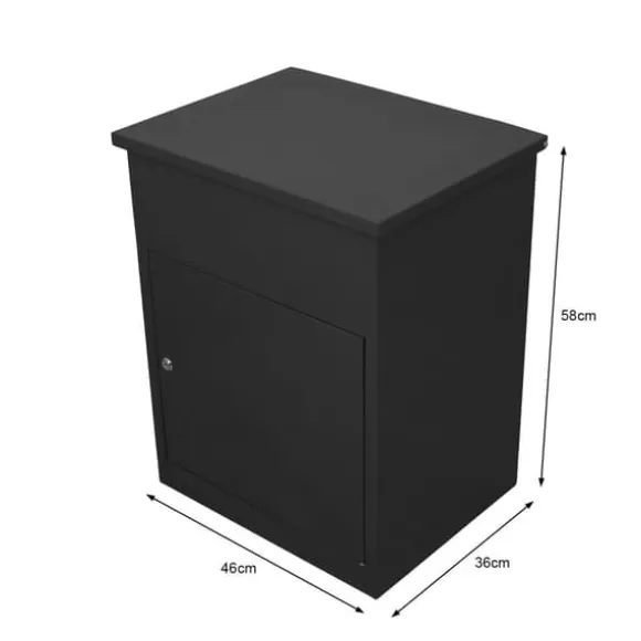 Pakkeboks Postkasse Sort | MonsterShop