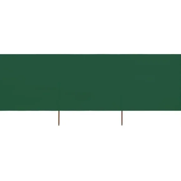 3-panelers foldbart læsejl 400x160 cm | Farve: Grøn