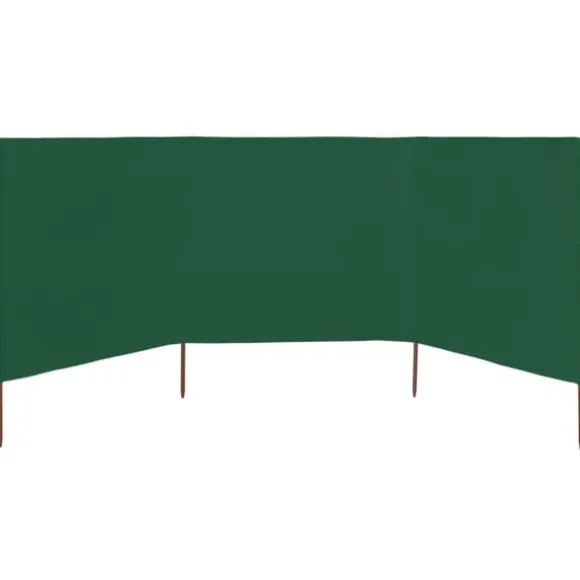 3-panelers foldbart læsejl 400x160 cm | Farve: Grøn