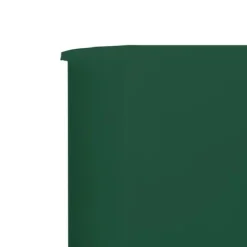 6-panels foldbart læsejl - UV-stof med træstænger | Farve: Grøn | Størrelse: 800x120 cm
