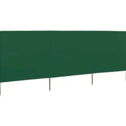 3-panels læsejl stof 400 x 120 cm grøn - Læsejl - Læskærm - Home & Living