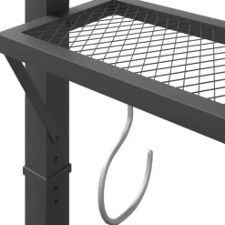 Paviljong med tak för utomhusevenemang - Robust och vattentålig | Färg: Antracit | Storlek: 220x110x200 cm