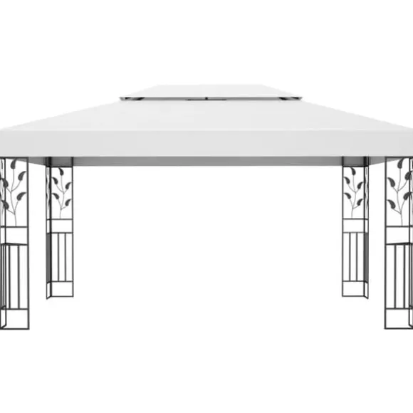 Pavillon med dobbelttag 3x4 m hvid - Pavillon - Pavilloner - Home & Living