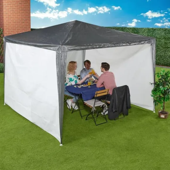 Pavillon sidepaneler, 200x300 cm, Hvid