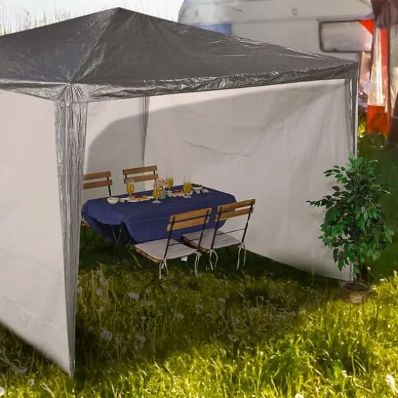 Pavillon sidepaneler, 200x300 cm, Hvid