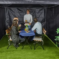 Pavillon sidepaneler, 200x300 cm, grå