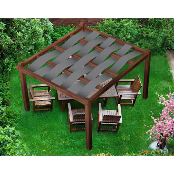 Pavillon vandtæt bælte 0,4x5 Grå
