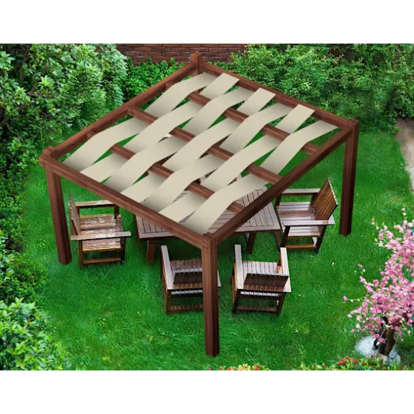 Pavillon vandtæt bælte 0,4x5 Grå