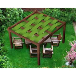Pavillon vandtæt bælte 0,4x5 Grå